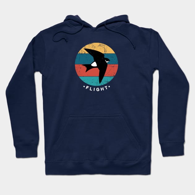 Martin bird, the flight virtuoso, design for birds lovers Hoodie by croquis design